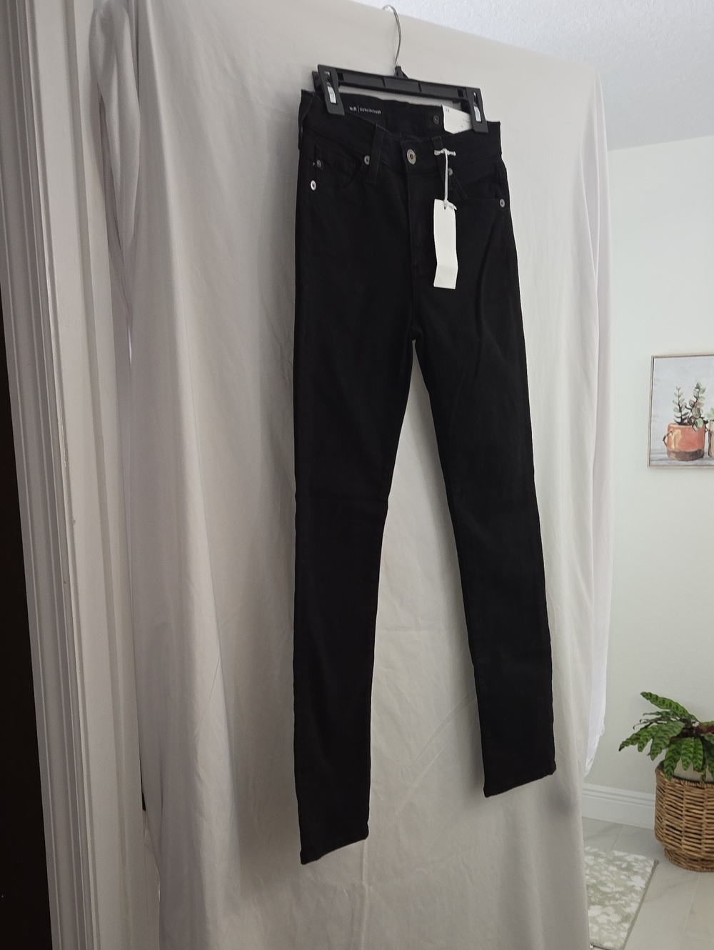 Ag Adriano Goldschmied Black Skinny Jeans